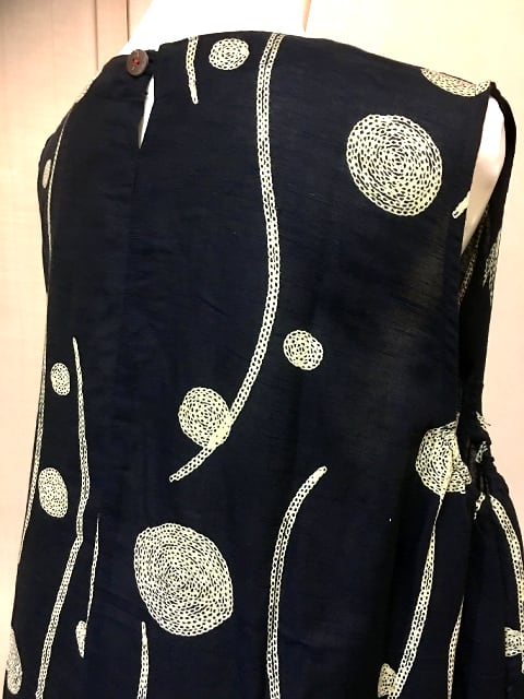 和みはんなり ワンピース ゆったり M～Lサイズ ノースリーブ