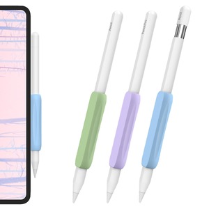 【人気】AHASTYLE Apple Pencil グリップ 疲れ軽減 滑り防止 柔らかな握り心地Apple Pencil Pro& Apple Pencil（USB-C）とApple Pencil 第 2 世代 対応 三つセット