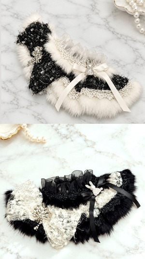 予約販売　Fur Belle cape 　※ヘアピン付き 　※サイズオーダーメイド　韓国ハンドメイド作家