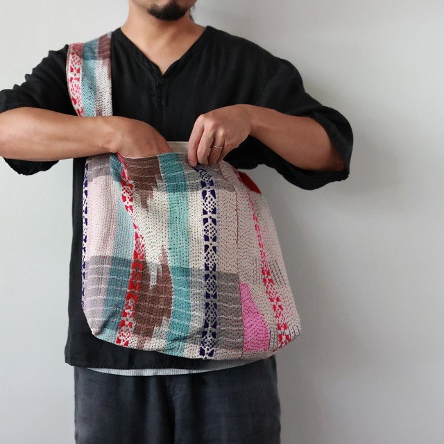 Hagi / Vintage Quilt - Shoulder Bag #29
