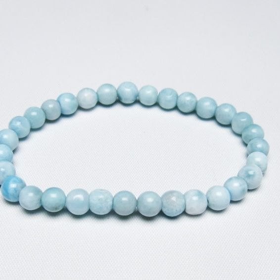 ラリマー ブレスレット 6mm 一点物 メール便可 [M便 1/10] 111-47919