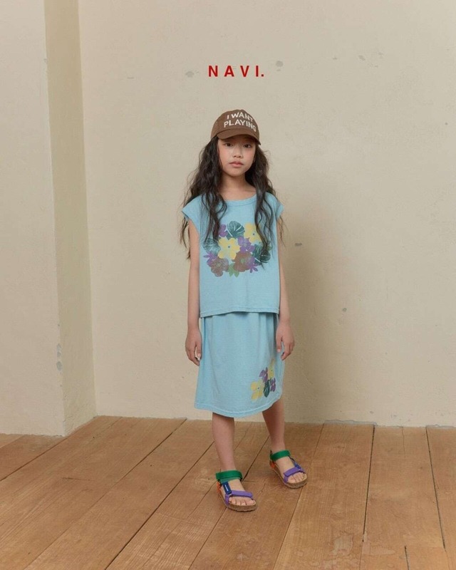 《予約》navi. ¨ flower tank top ¨ 26summer