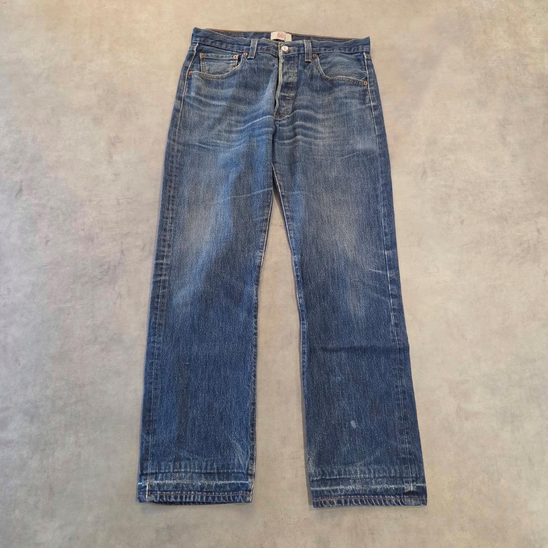 リーバイス501 Levis W34 Y2K ヒゲ ハチノス 00s 21046