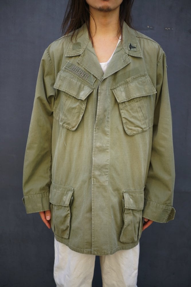 USARMY] Jungle Fatigue Ripstop Military Jacket [1970s] Vintage