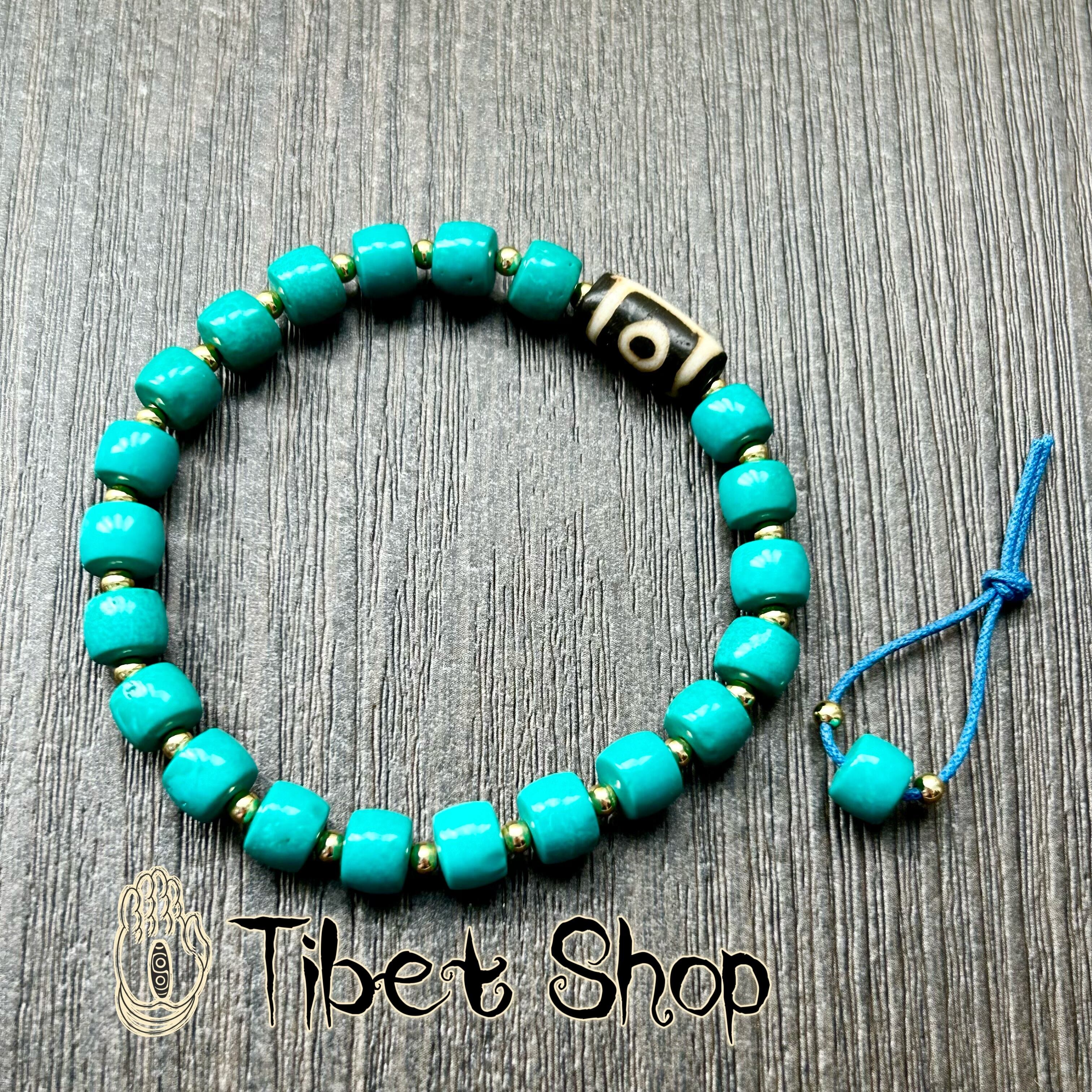 現代天珠 九眼天珠ネックレス 横付け | tibetshop