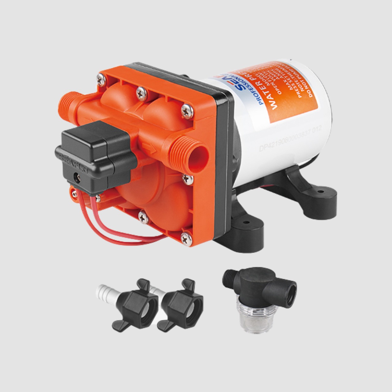 ウォーターポンプ42シリーズ(ショート)【12V,2.0GPM】