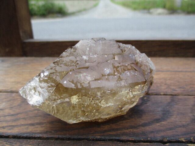 【送料無料】【高品質】ブラジル産天然シトリン水晶ポイント