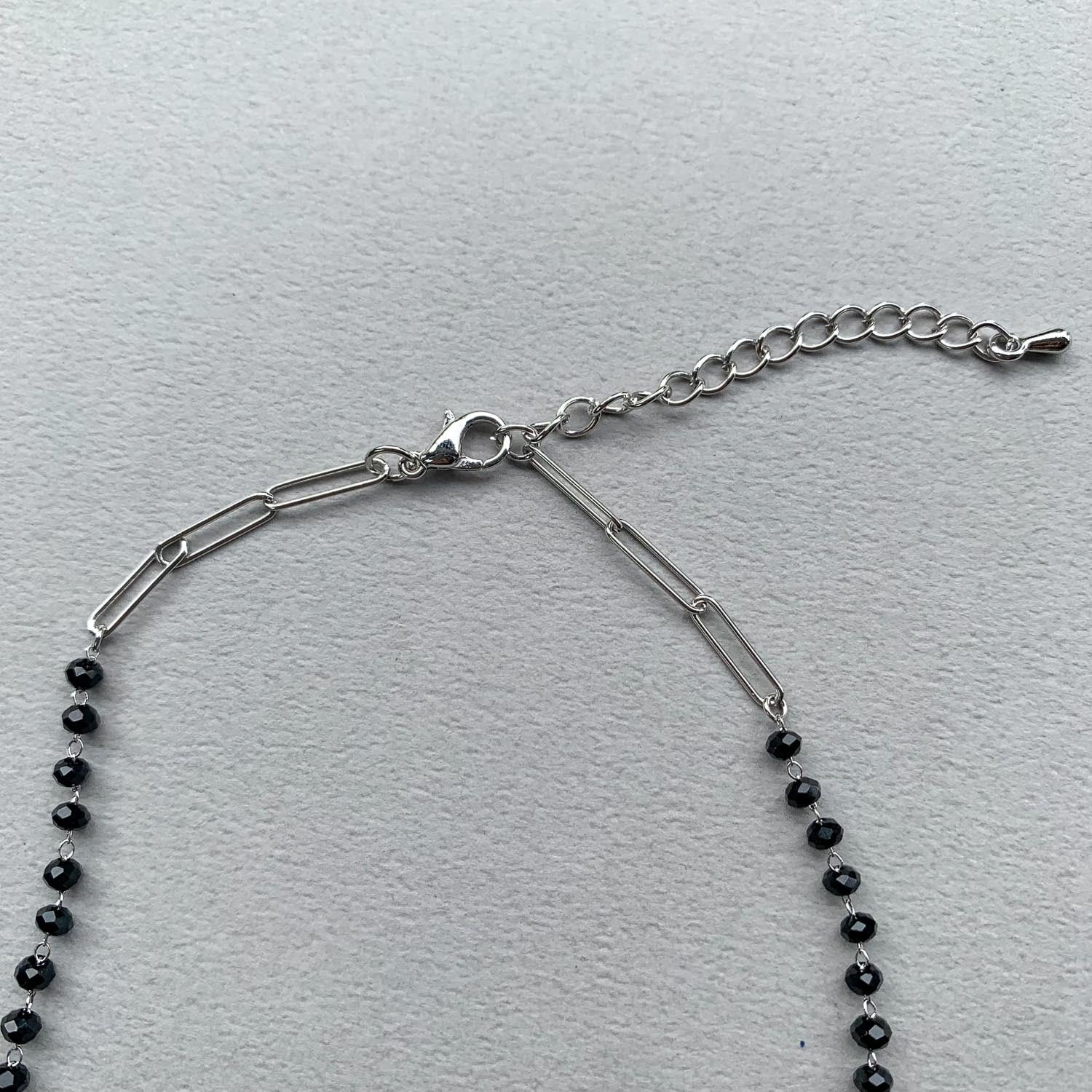 アンティーク風シルバービーズネックレス | Dua-アクセサリーパーツ