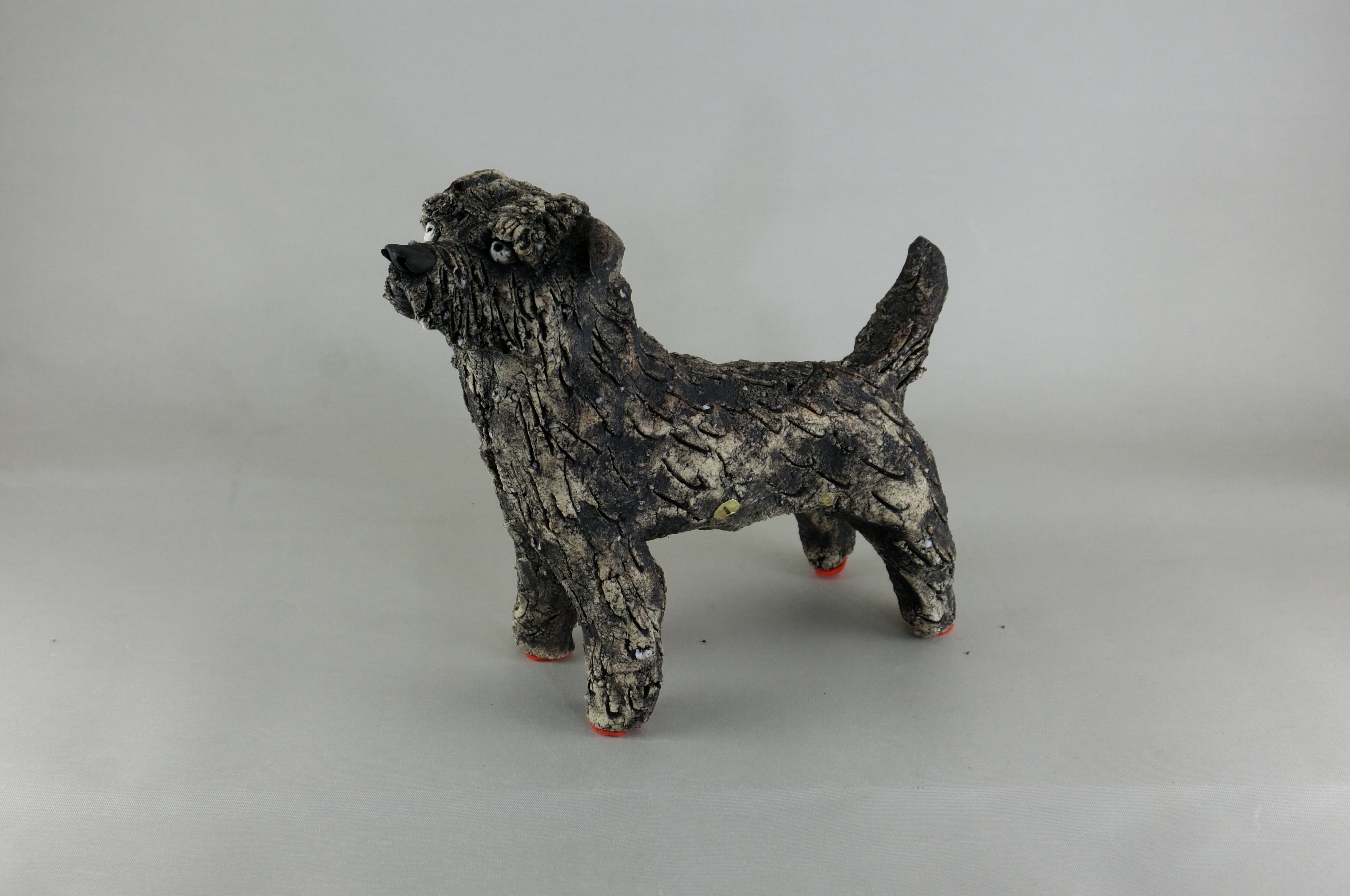 幸生窯　前川幸市作　犬　アイリッシュウルフハウンド