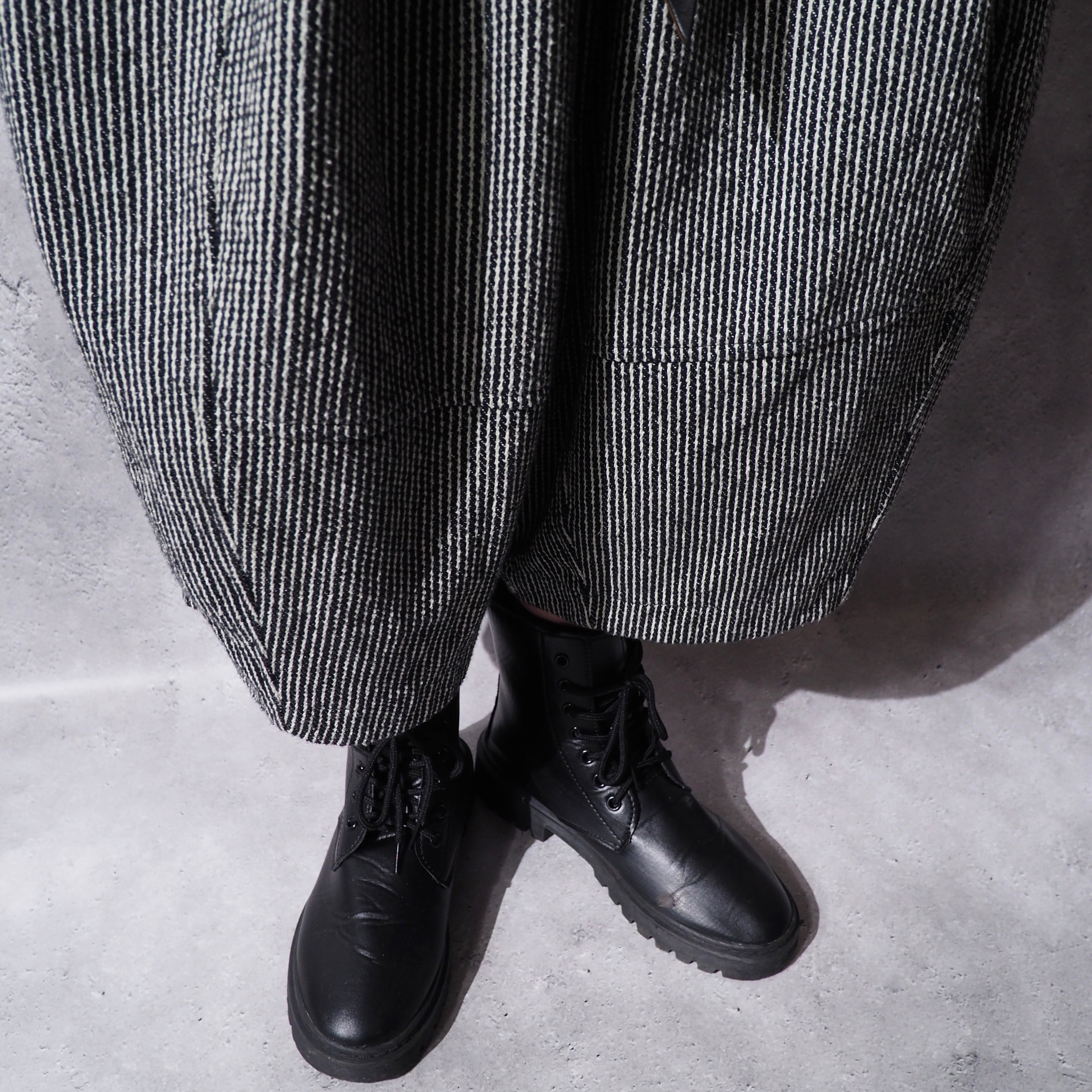 ” 萌 - moyuru ” Cotton Wide tapered Balloon pants