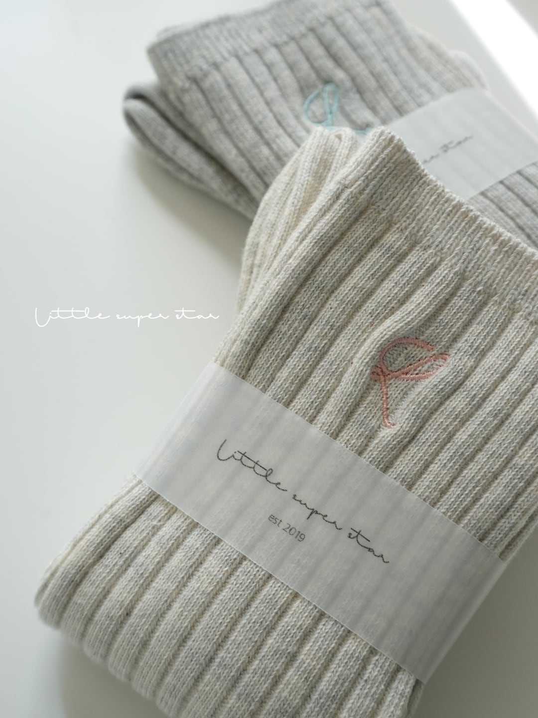 L logo socks /adult 25ss