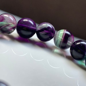 0101.美濃厚グラデーションフローライトブレスレット