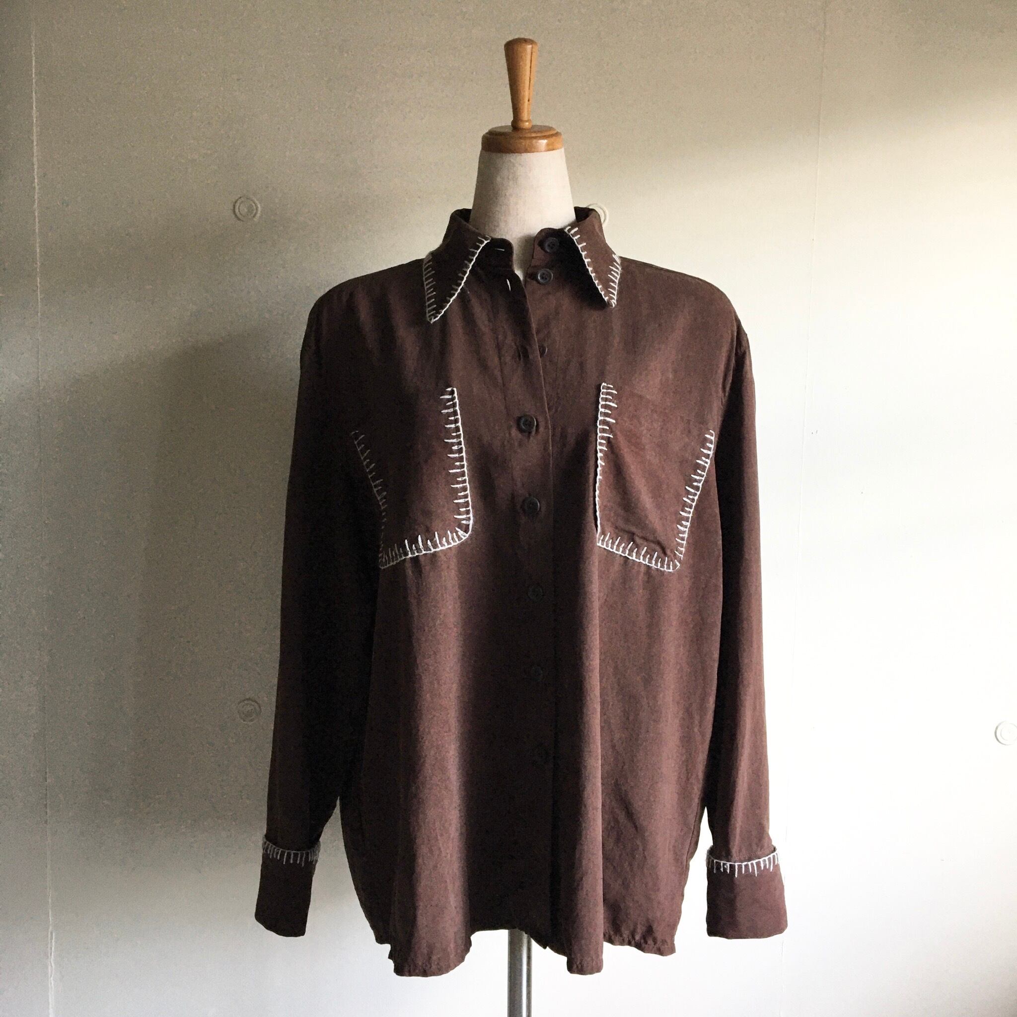 Silk stitch shirt