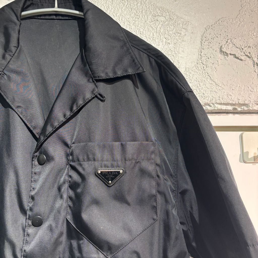PRADA プラダ 21SS Re-Nylon Short Sleeve Shirt ナイロン半袖シャツ