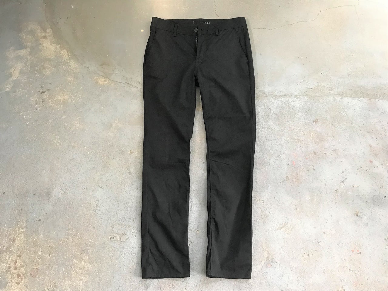 KR3W slim black pants