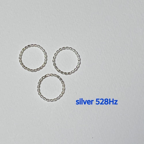 silverテンソルリング 528hz Love cubit 1/16サイズ　