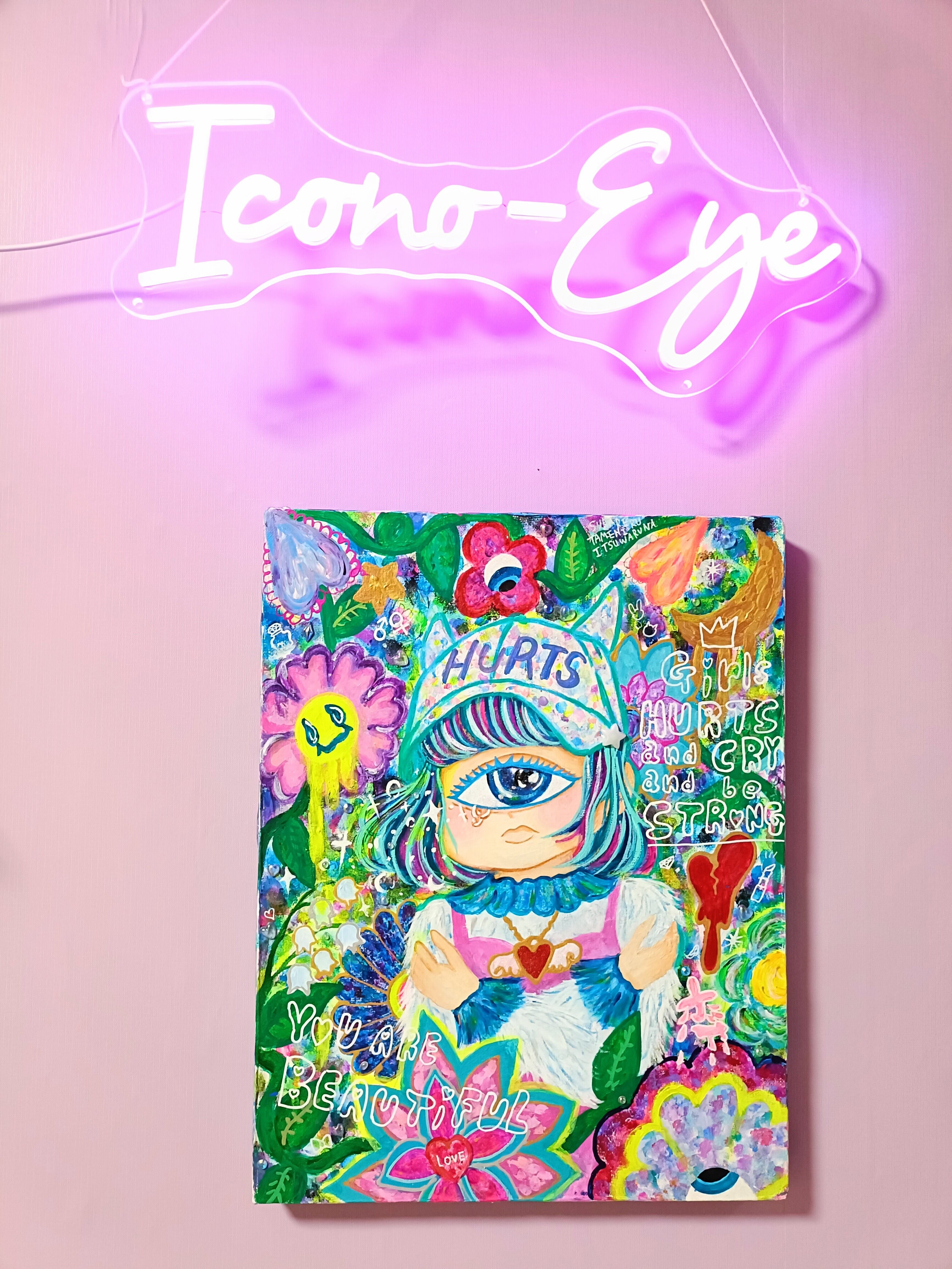 愛と狂気のマーケット出展作品】Icono-Eye-再生-LOVE 【公式通販】