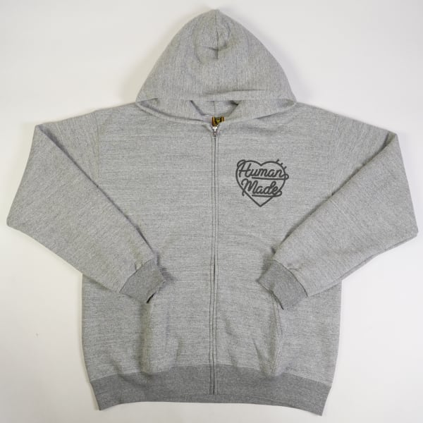 HUMAN MADE HEART ZIP-UP SWEAT HOODIE