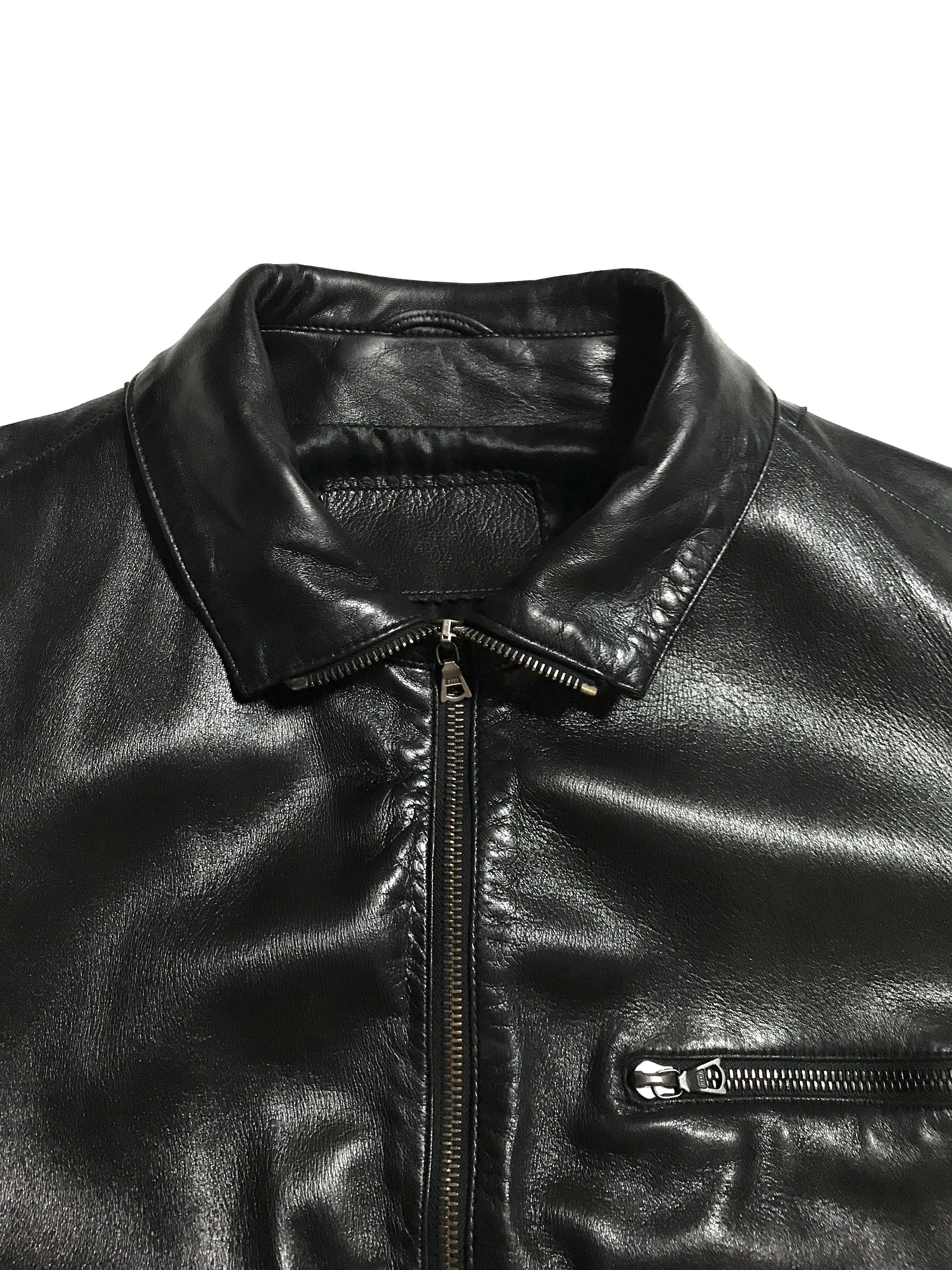 c1980's CLAUDE MONTANA pour IDEAL CUIR Full-Zip Lamb Leather c1980's CLAUDE MONTANA pour IDEAL CUIR Full-Zip Lamb Leather