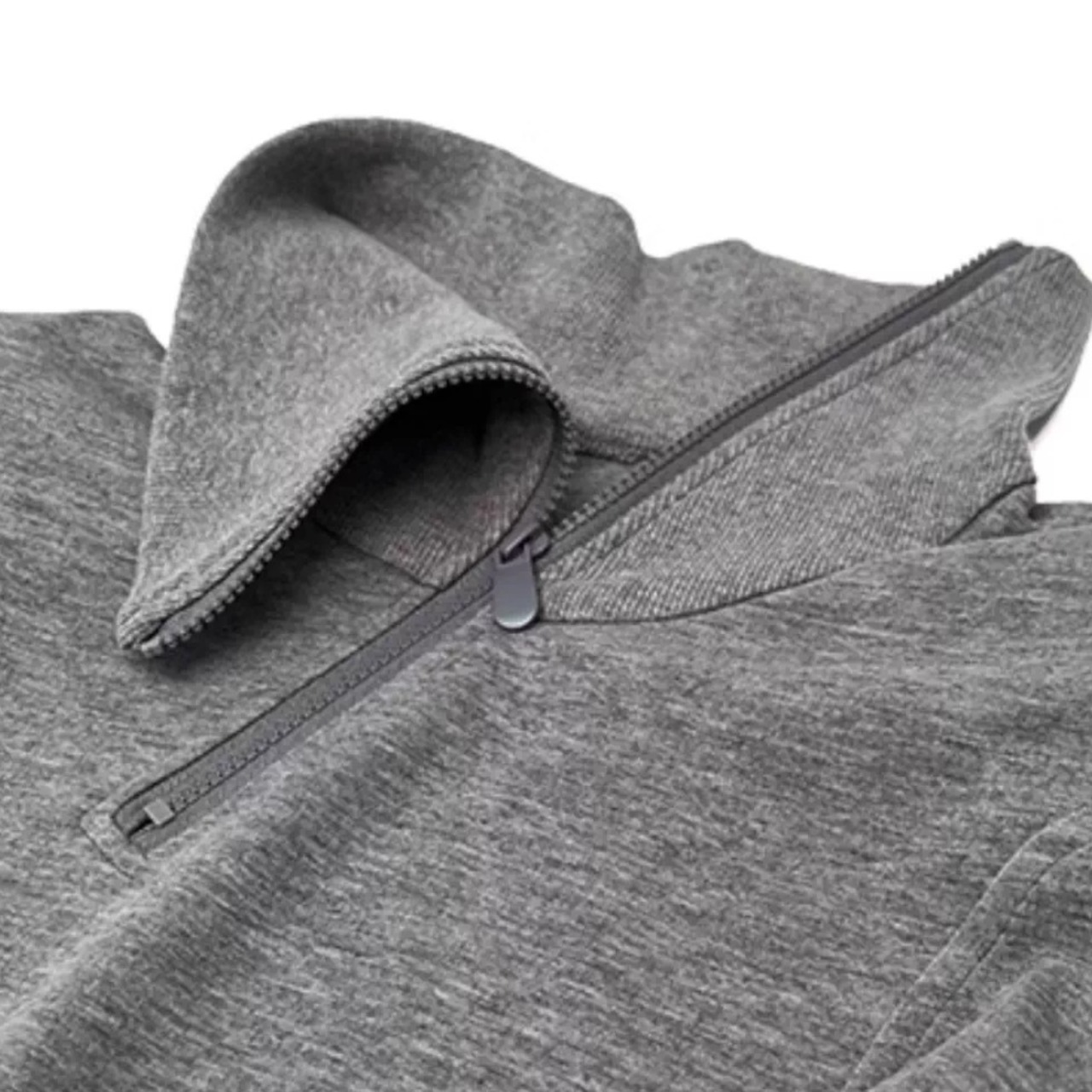 Asymmetrical Zip-Up Sweatshirt (ME223)