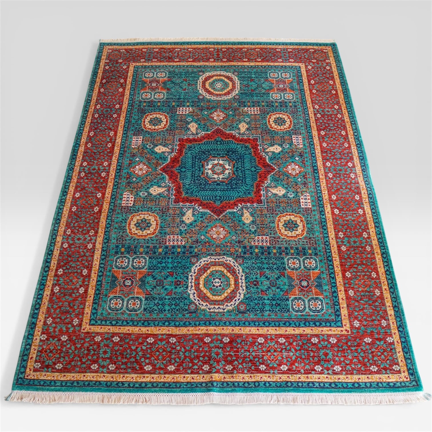120×80cm ペルシャ絨毯 ギャッベ 手織り イラン産 【公式通販】