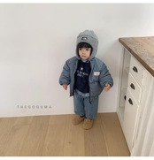 ザゴグマ / THE GOGUMA / チェックパディングジャンパー / 韓国子供服 / キッズ / 26winter〖取寄〗*XS~XL*