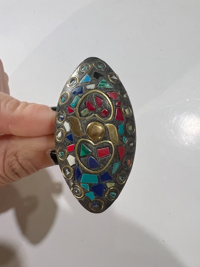 【サイズ調節可能】Vintage indian big ring