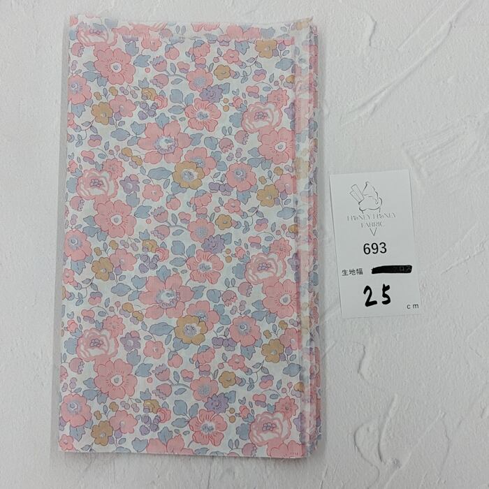 《693》◆輸入 リバティ LIBERTY タナローン カットクロス ハギレ