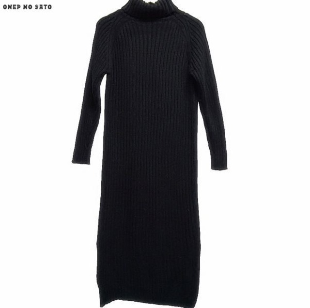 ワンピ ワンピース ロング丈 レディース ワンピース 長袖 タートルネック サイドスリット ワンピース お嬢様 ワンピ Jm ワンピの里