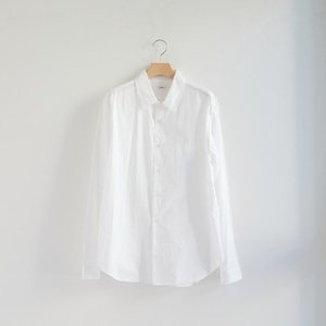 Dhal(ダル) /100/2レギュラーシャツ /ホワイト