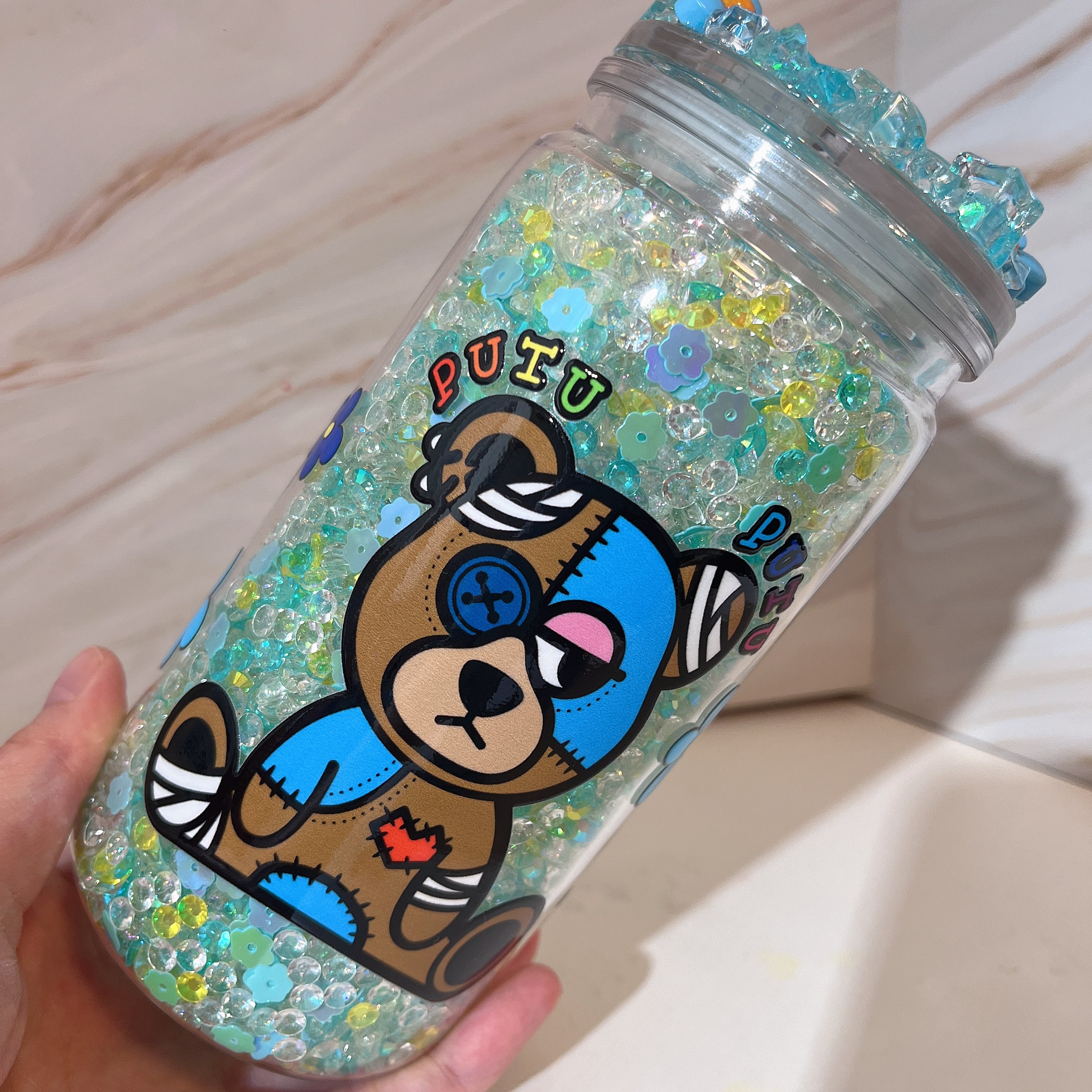 特別価格】蓋デコ付タンブラー【470ml】 | PUTU-PUTU