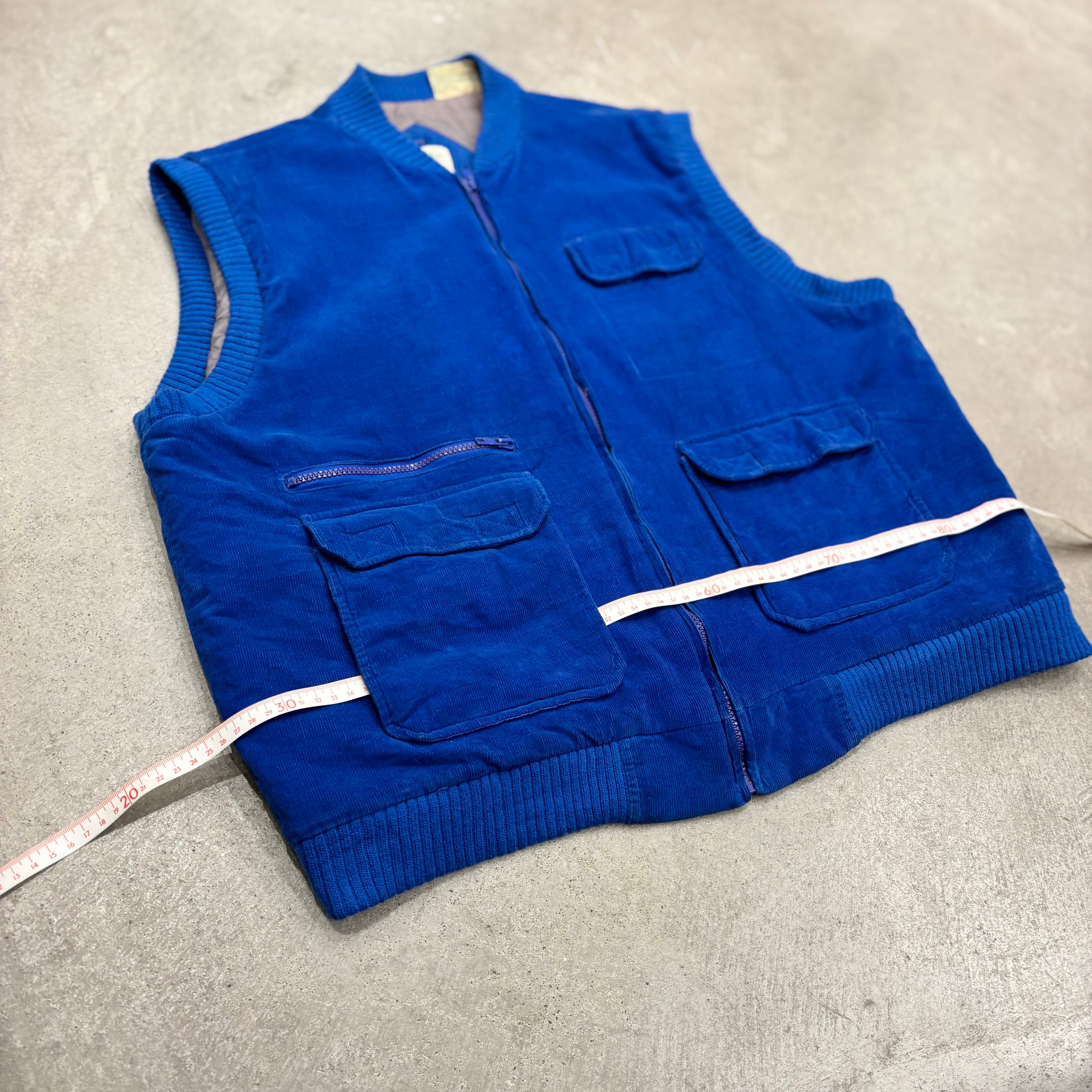 90s ”ST JOHN'S BAY“ Padded Corduroy Vest | RENGA CLOTHING STORE