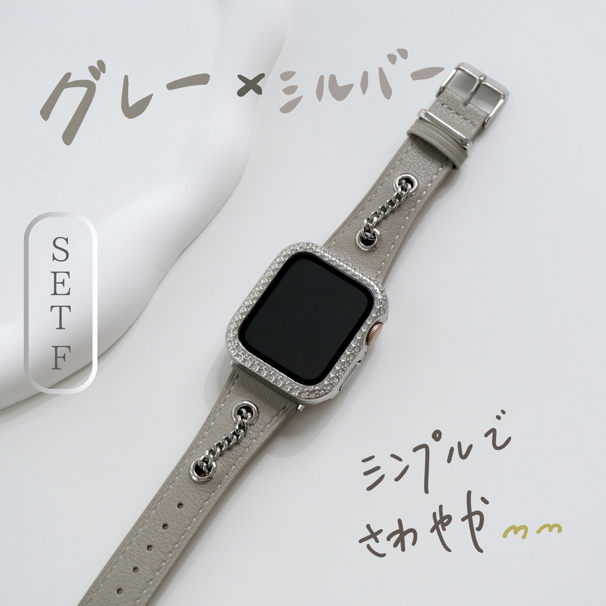 スマホアクセサリー Apple Watch Series 2NIKE + Apple Watch用 ブラックチョコレート レザーバンド（38～41mm対応