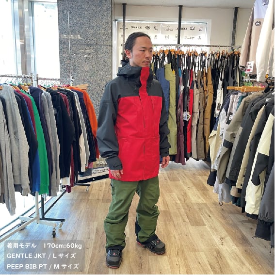 23-24 unfudge snow wear PEEP BIB PANTS 予約モデル スノーボード
