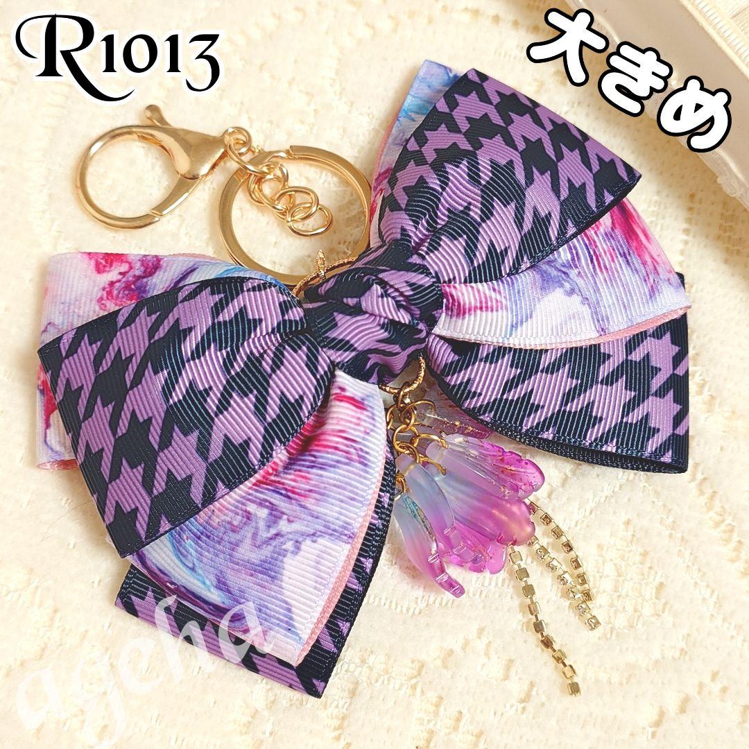 handmade♡♡ピアノ鍵盤柄 フリルツインヘアクリップ パープル 【公式