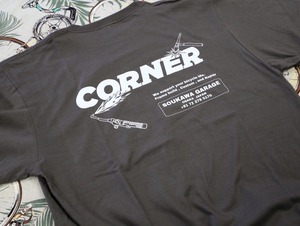 CORNER SHOP T SHIRT (Charcoal/WHITE)