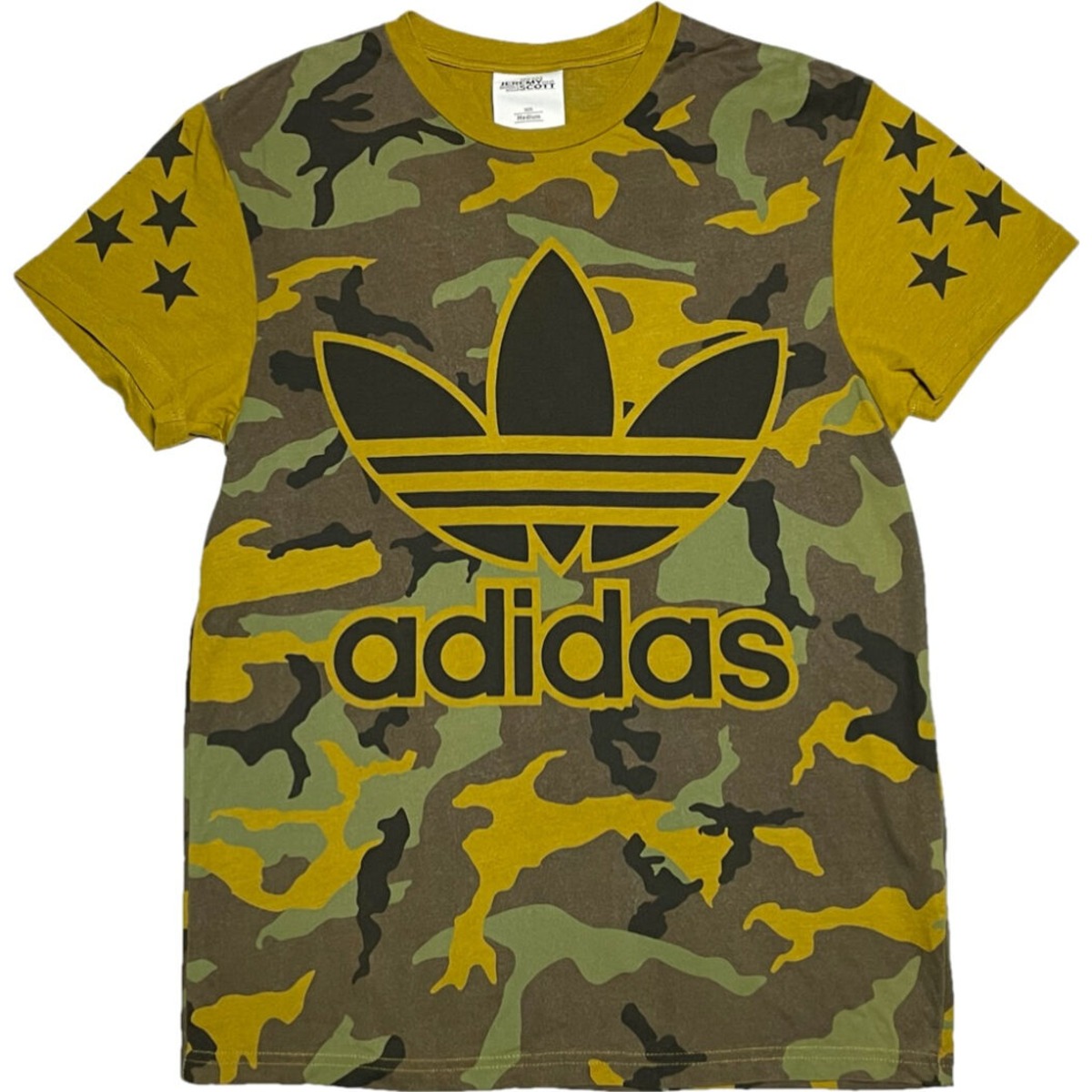 adidas × JEREMY SCOTT コラボプリントTシャツ 迷彩 Mサイズ 