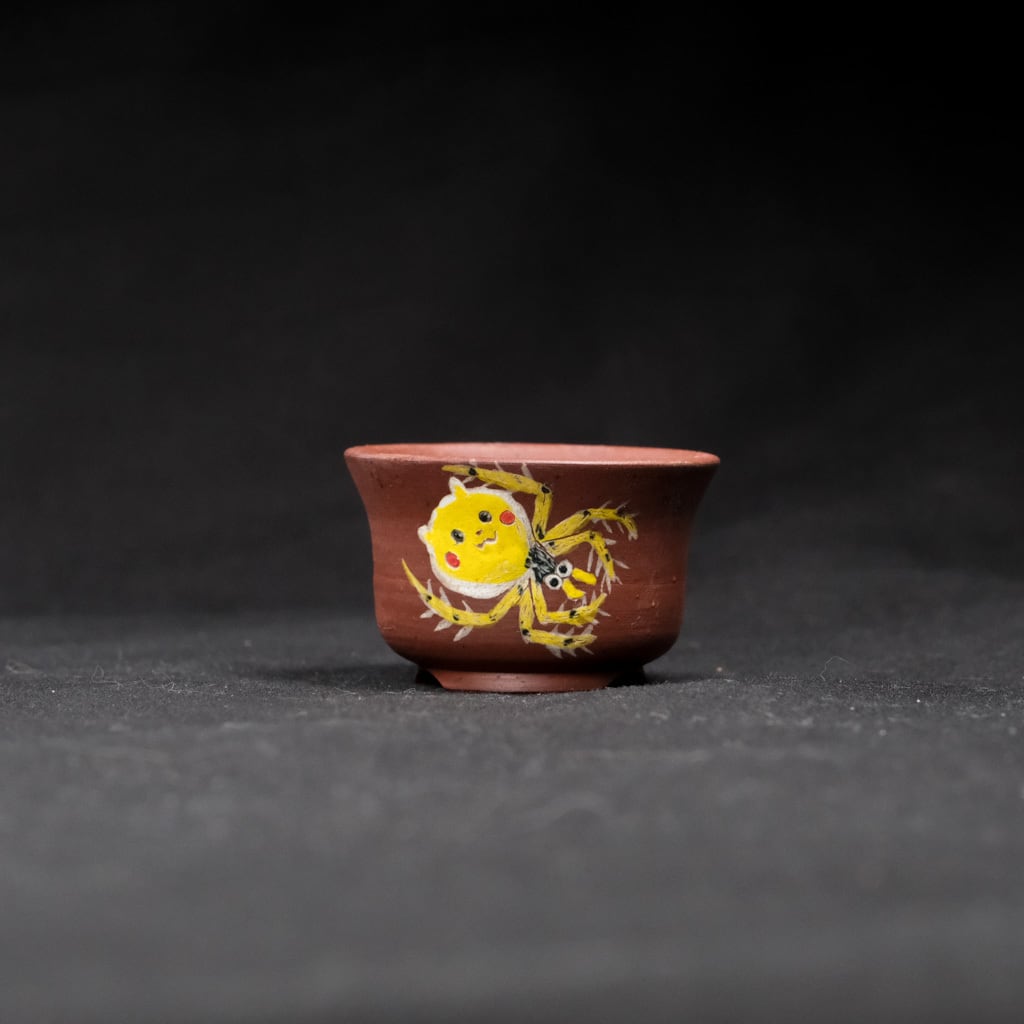 民国 紫砂名人 小石刻(任小松)造 朱泥紫砂 盆栽鉢二点セット 民国 紫砂名人 小石刻(任小松)造 朱泥紫砂 盆栽鉢二点セット