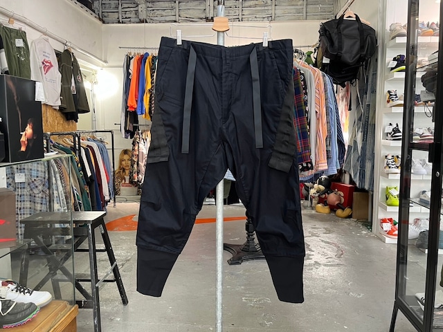 ACRONYM INDUSTRIAL MICRO TWILL TEC SYS DRAWCORD TROUSERS BLACK SMALL P23TS-CH 38788