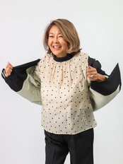 BEATRICE(トレンド感のあるダブルジャケット）