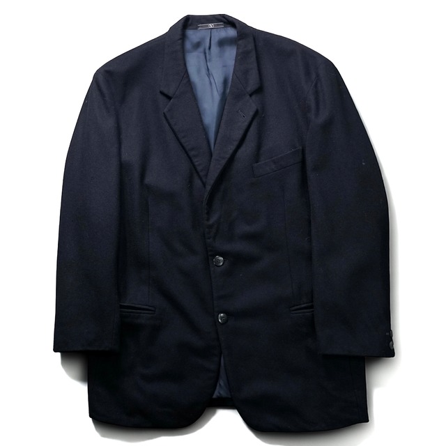 "Valentino UOMO" 1990's vintage 2B wool tailored jacket"made in ITALY" 3