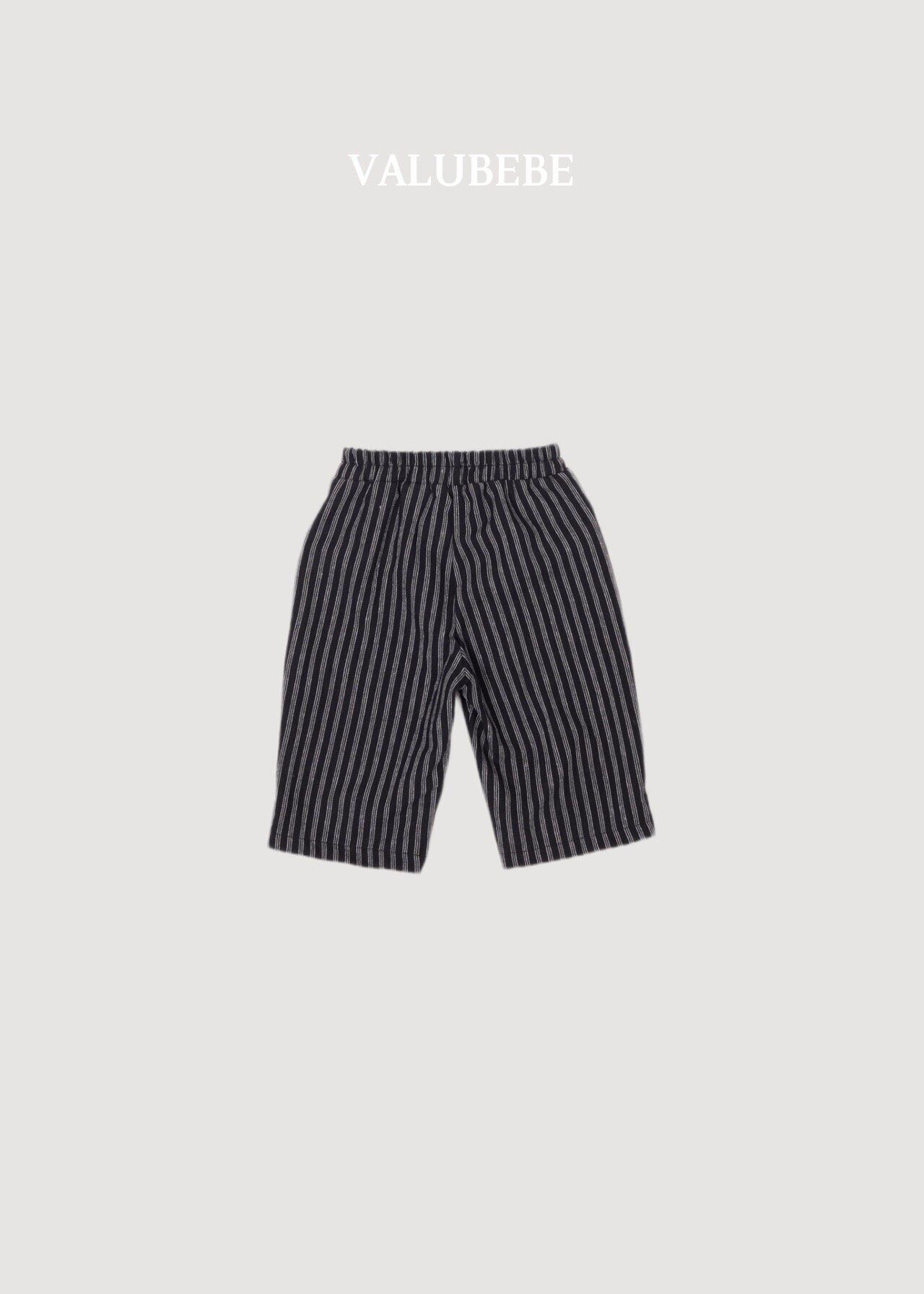 送料無料【予約】/ ストライプボタンチノパンツ / valubebe