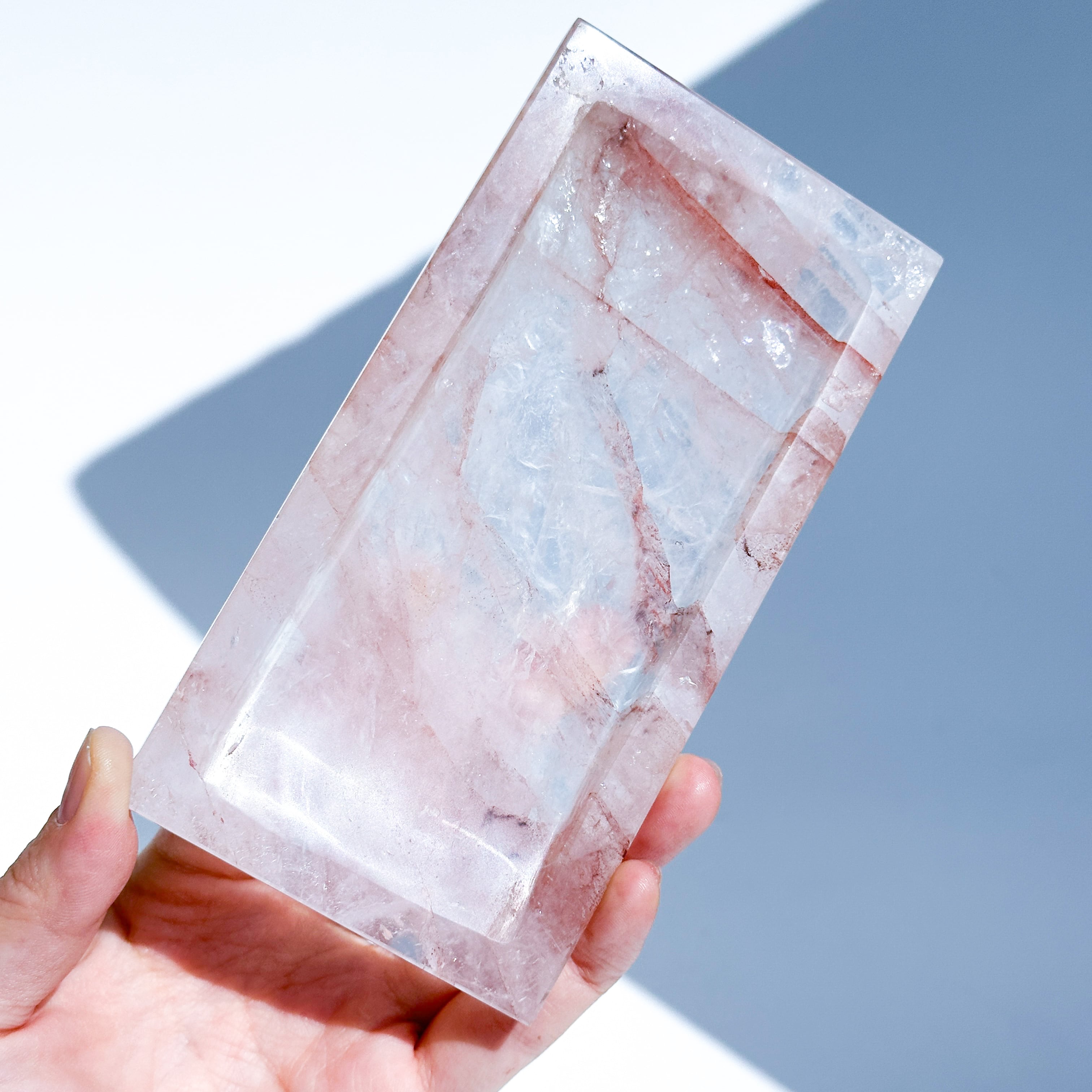 レッドヘマタイトクォーツのトレー 01◇ Red Hematite Quartz