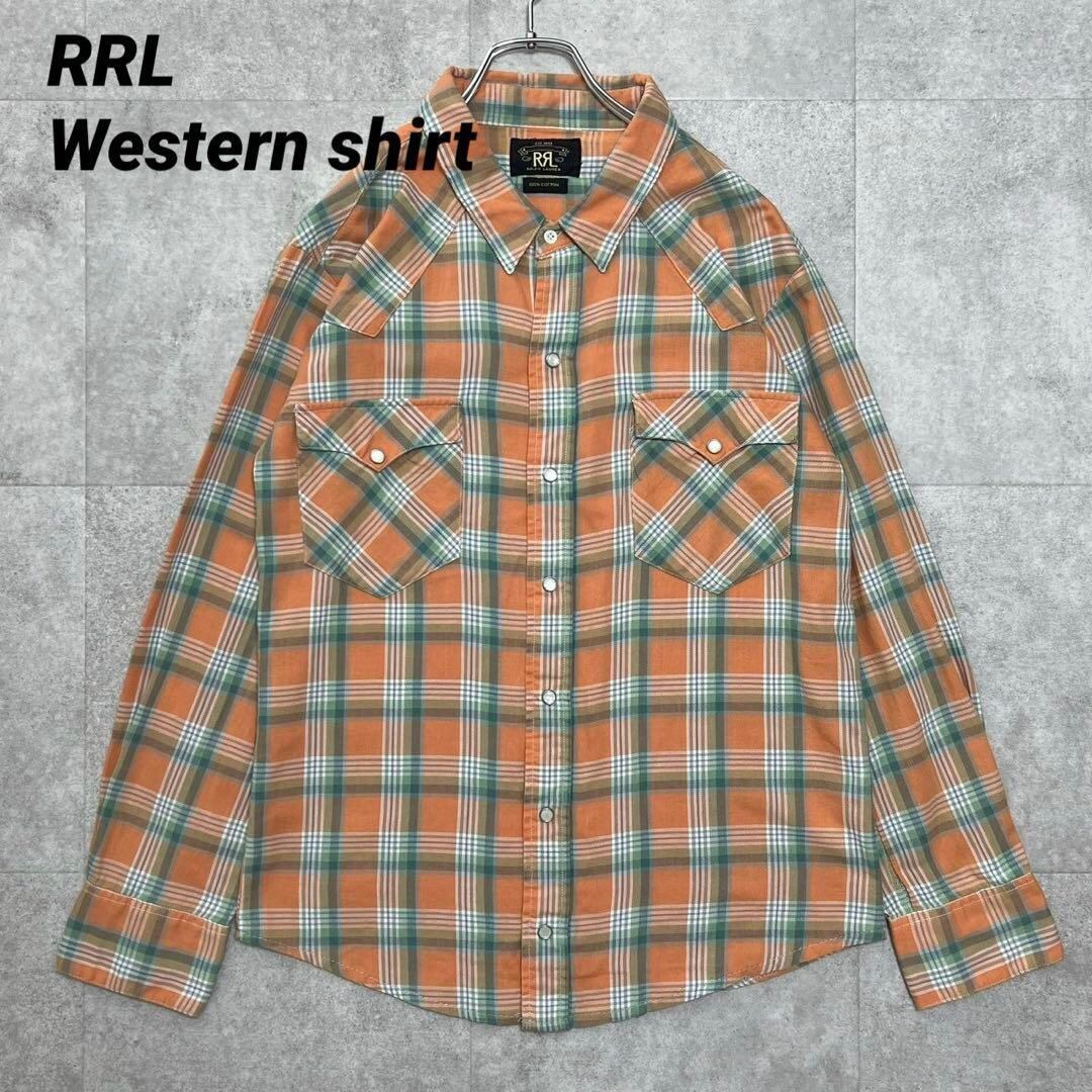 希少 ラルフローレン RRL ダブルアールエル ウエスタンシャツ 希少 ラルフローレン RRL ダブルアールエル ウエスタンシャツ