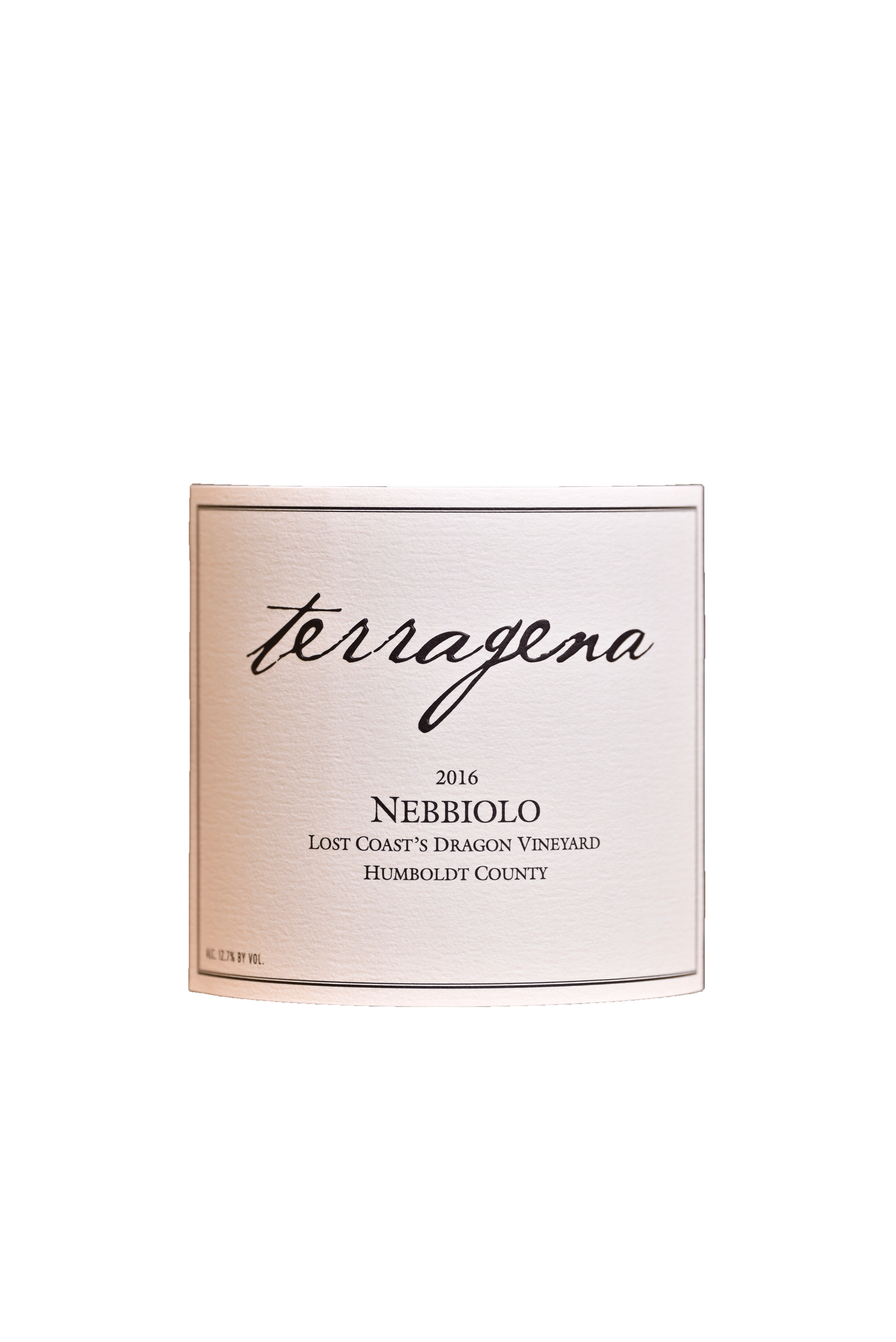 テラジェナ　ロスト・コースト　ネッビオーロ 16 　Terragena Lost Coast Vineyard Nebbiolo