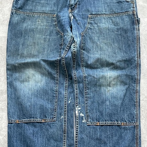 デニム ダブルニー Carhartt 104944 H45 38×30 詳細写真5