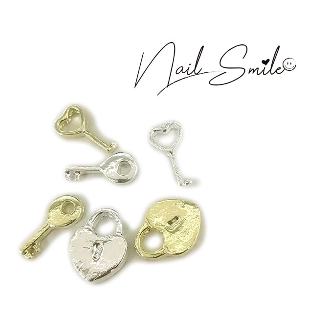 キー＆ロックパーツ（8P） | Nail Shop Nail smile|ネイルスマイル
