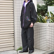 rainbow switching reversible jacket