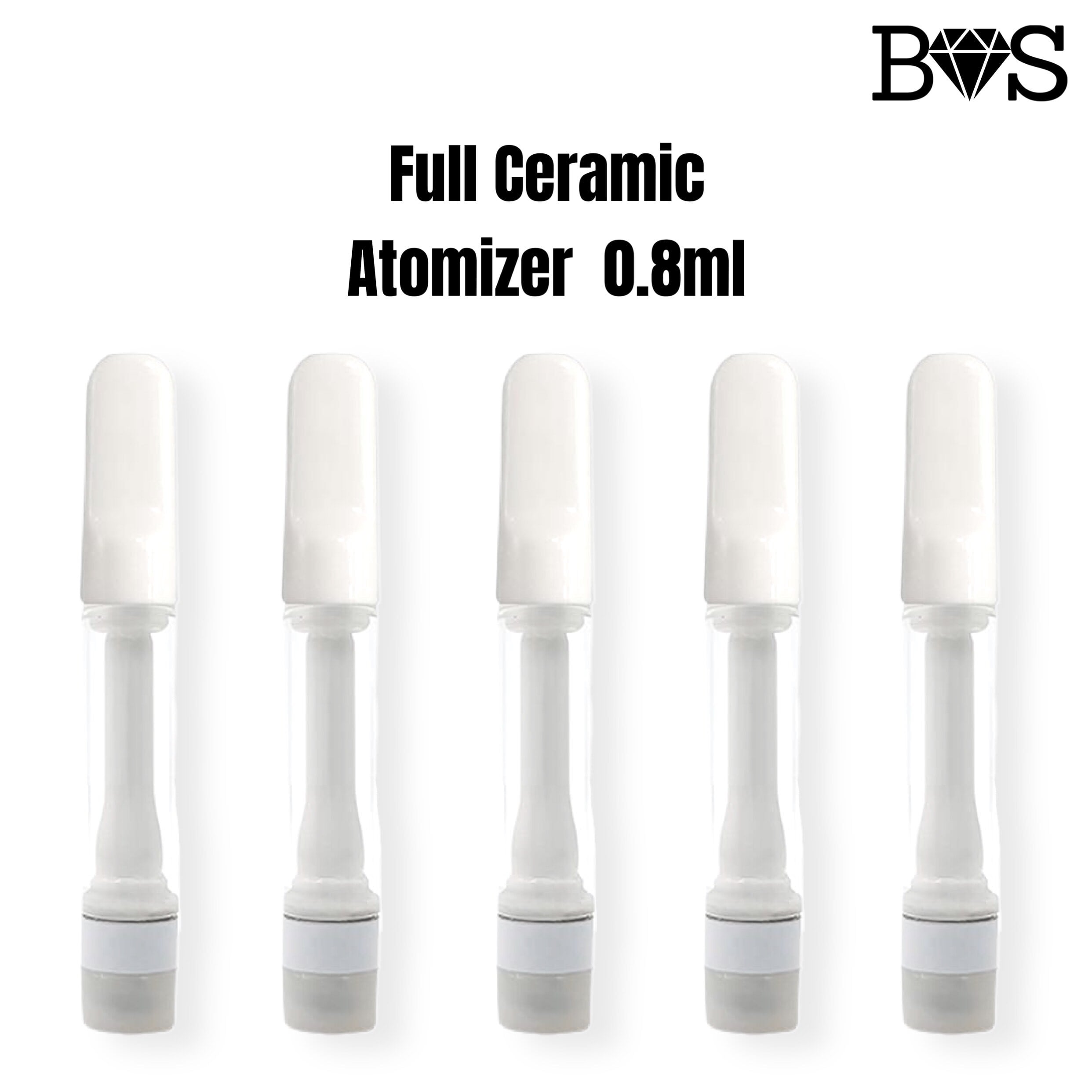 ◉100本セット◉ 0.8ml Full Ceramic Atomizer リキッド用 ...