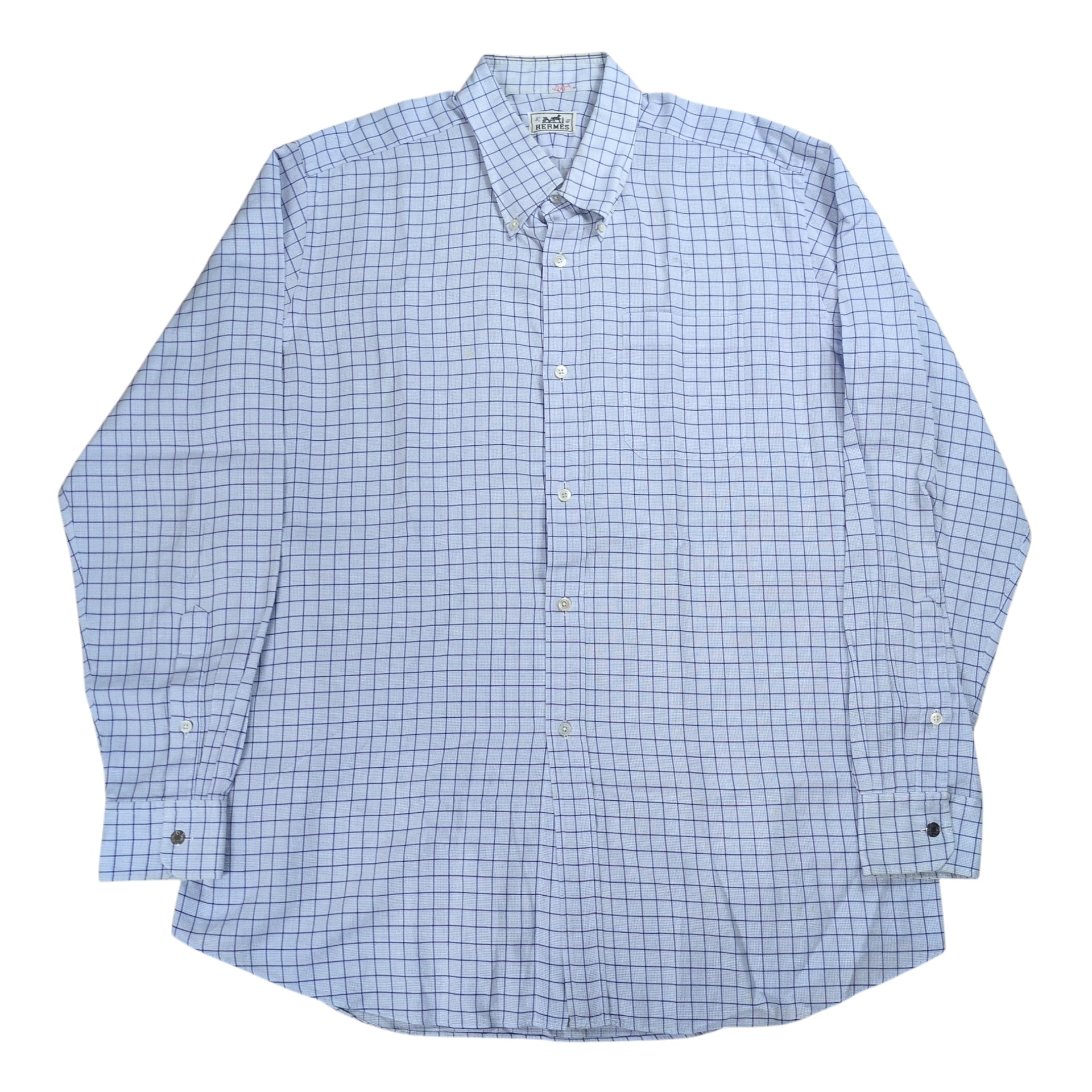 JIKOO] Blue Check Twilight Plaid Shirt | PAY ID